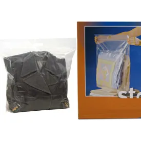 2 x Big XXL Plastic Bags 24"x20" Protect Clothes Storage Heavy Duty New