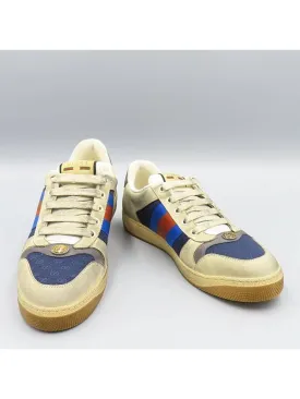 546551 Screener Destroyed Vintage Leather Men s Sneakers 7