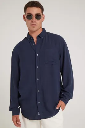 Academy Brand Burton LS Shirt Navy