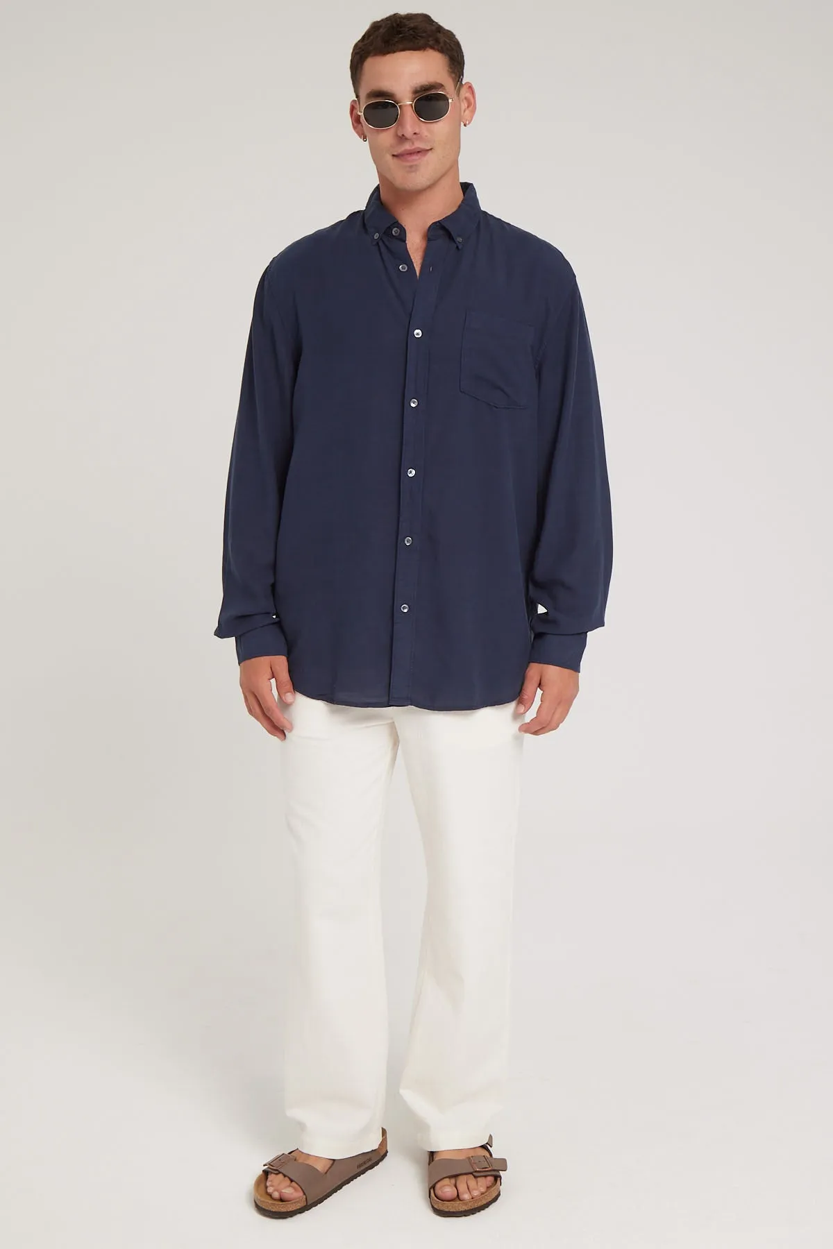 Academy Brand Burton LS Shirt Navy