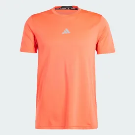 ADIDAS DESIGNED FOR TRAINING HIIT WORKOUT HEAT.RDY T-SHIRT - RED