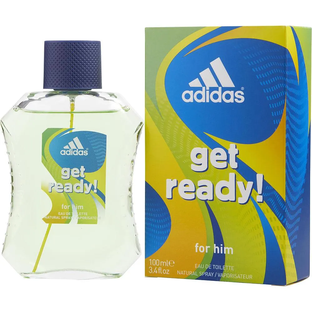 Adidas Get Ready by Adidas, 3.4 oz Eau De Toilette Spray for Men