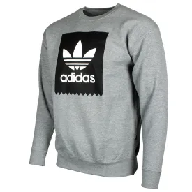 Adidas Originals Men's Trefoil Blackbird Logo Fleece Crew Neck Sweatshirt