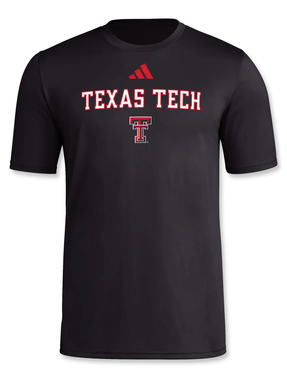 Adidas Texas Tech "Locker Wordmark" 2024 Short Sleeve T-Shirt