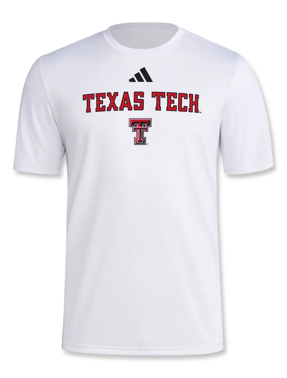 Adidas Texas Tech "Locker Wordmark" 2024 Short Sleeve T-Shirt