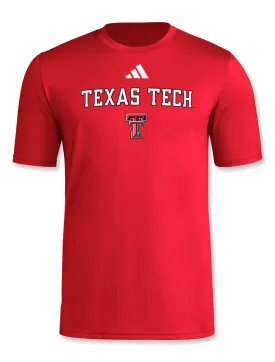 Adidas Texas Tech "Locker Wordmark" 2024 Short Sleeve T-Shirt