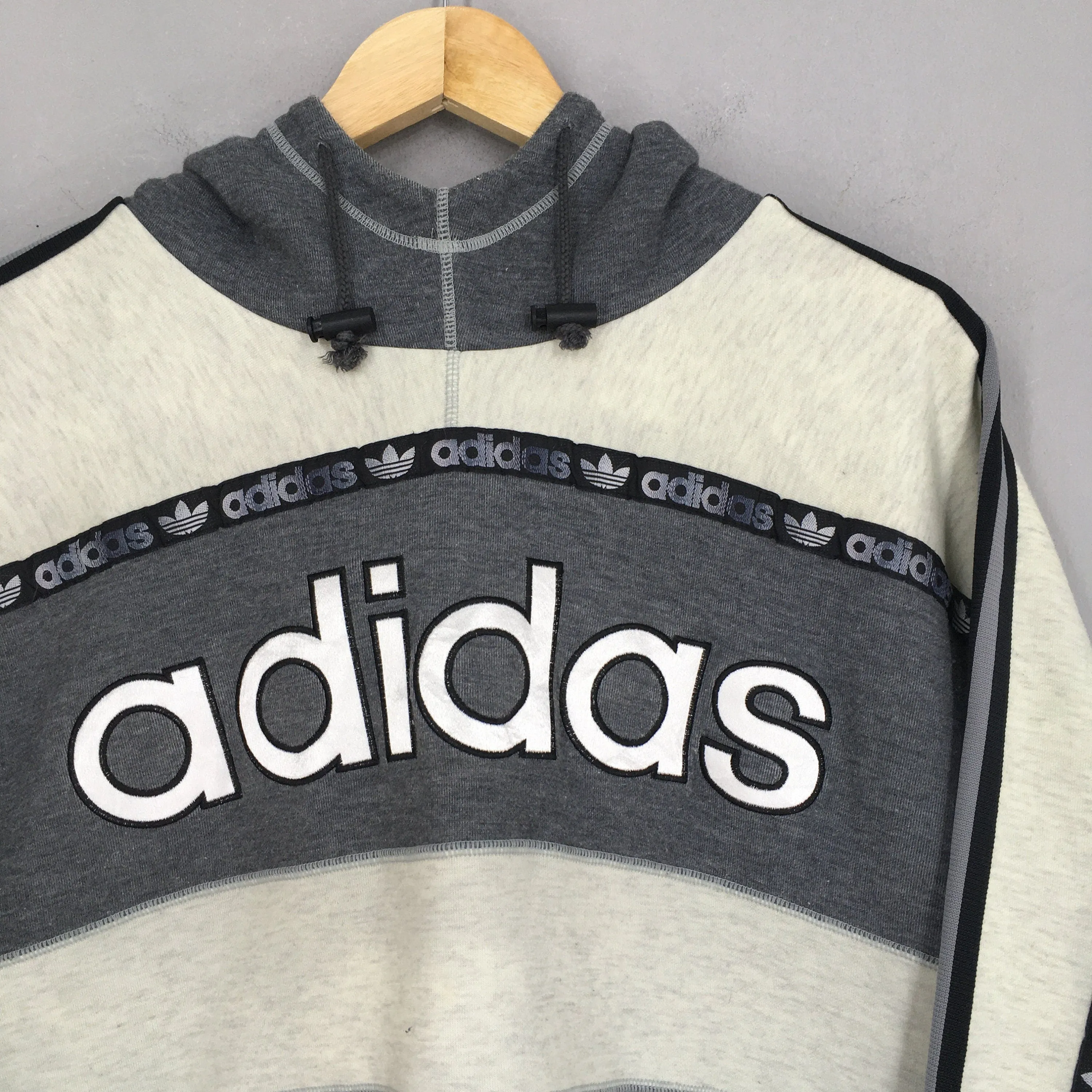 Adidas Trefoil Multicolor Pullover Hoodies Large