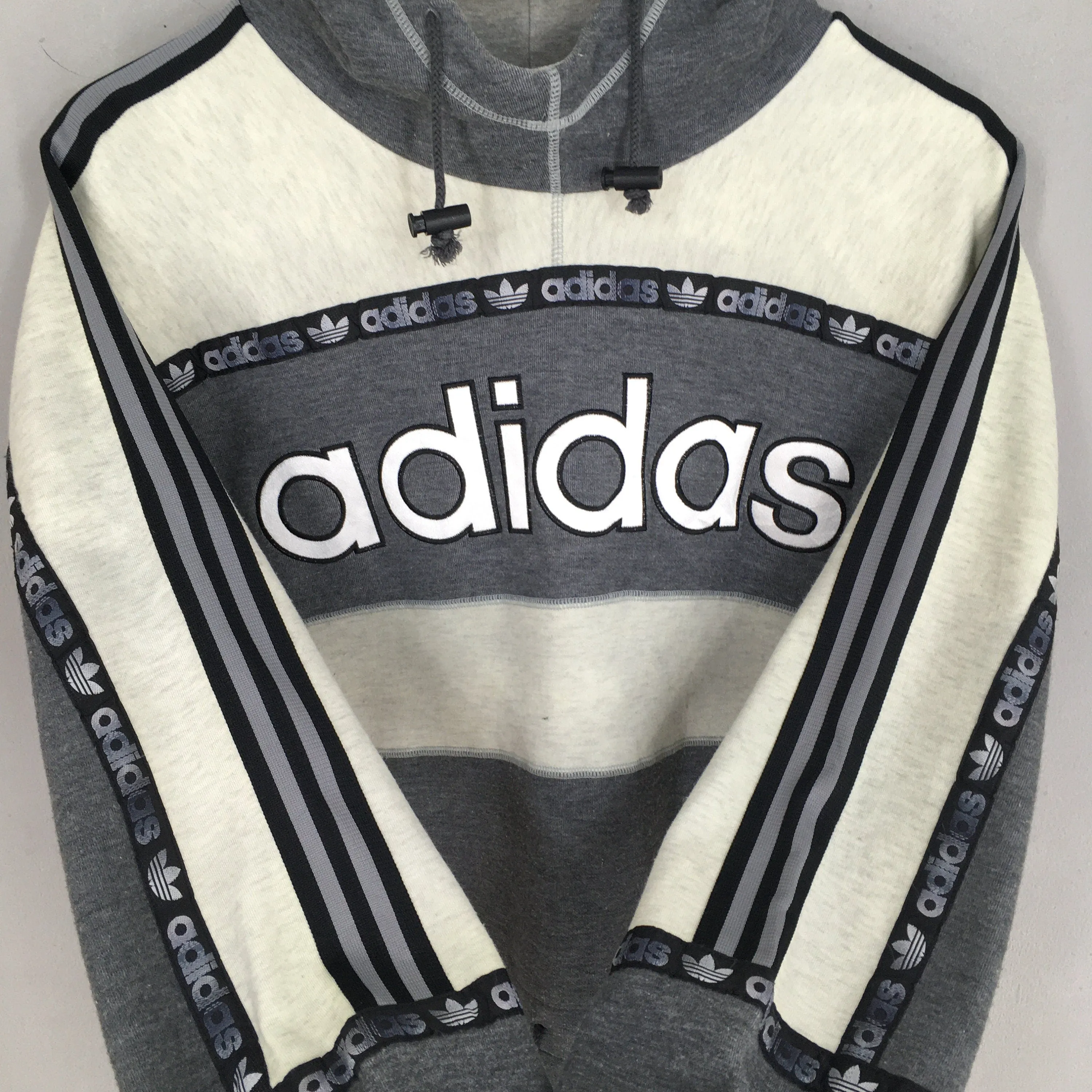 Adidas Trefoil Multicolor Pullover Hoodies Large
