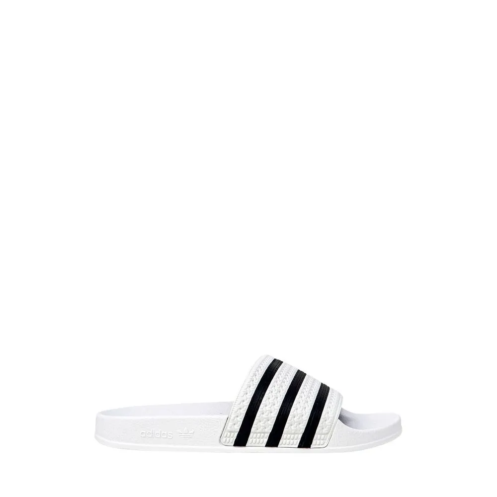 Adidas White Polyester Sandaler