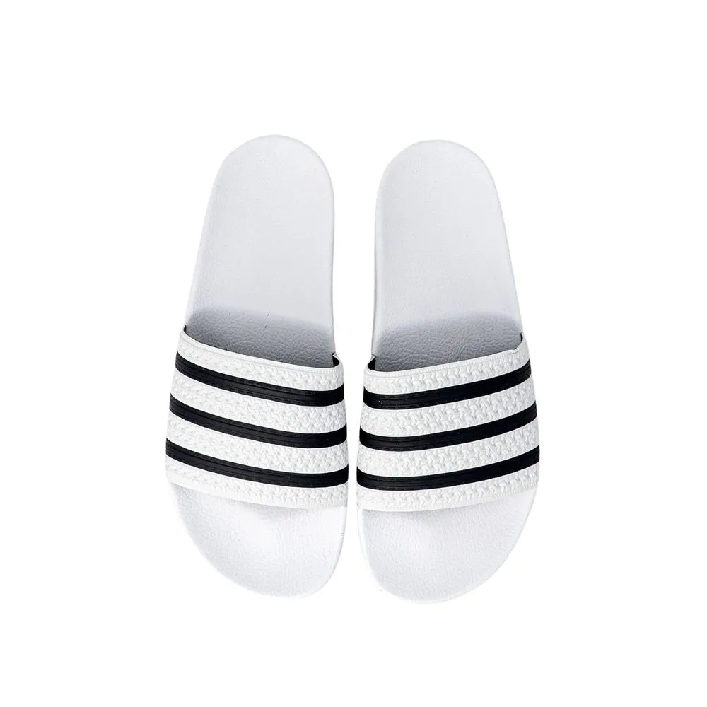 Adidas White Polyester Sandaler