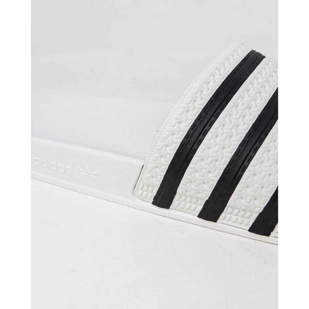 Adidas White Polyester Sandaler
