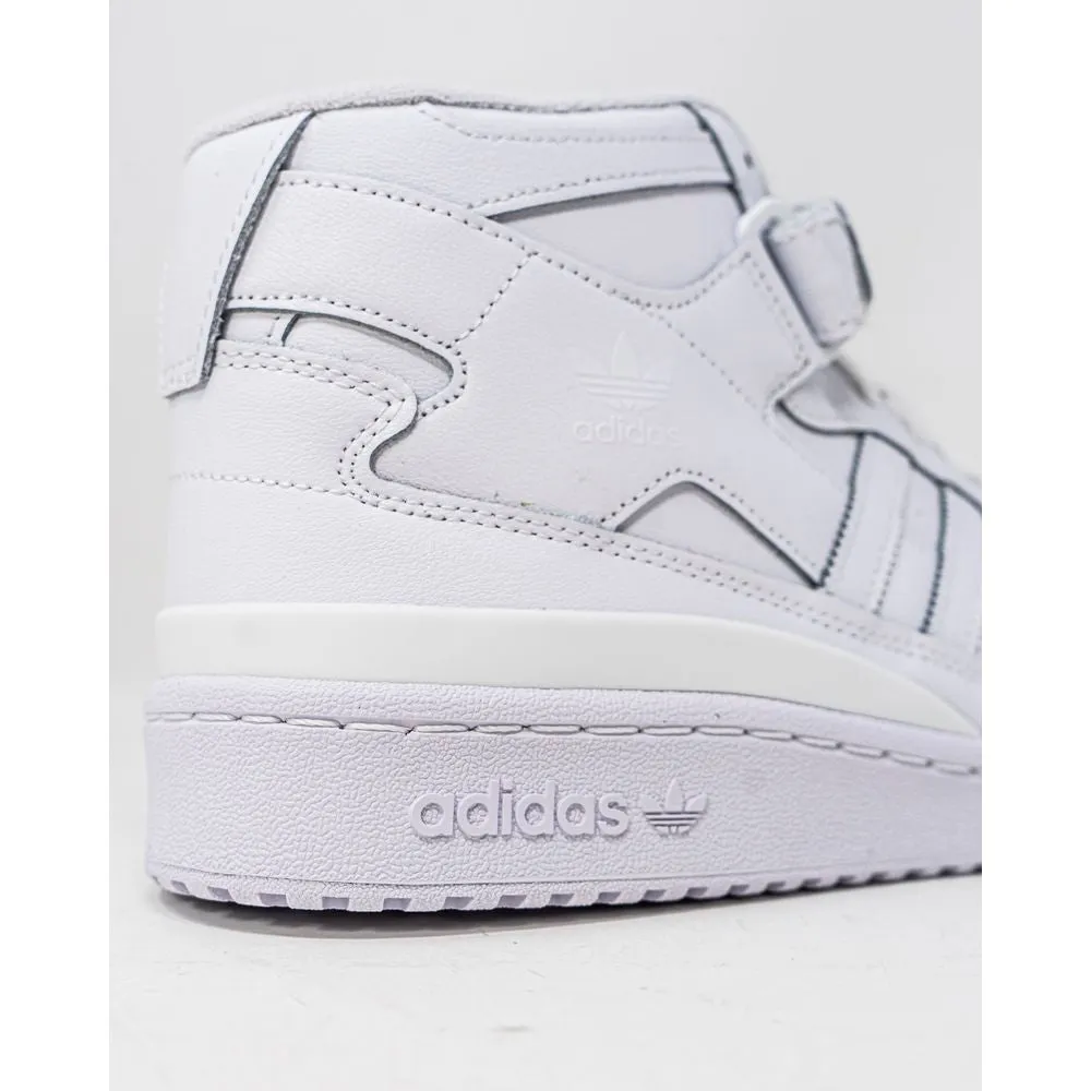 Adidas White Polyethylene Sneakers