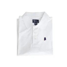Alabama Auburn Clubhouse Performance Polo White