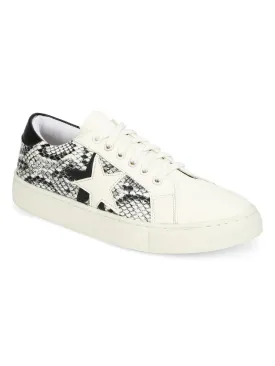 Black White Snake Trainers