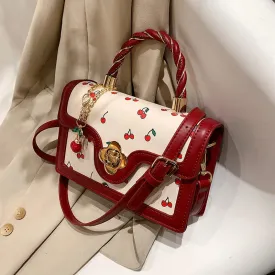 Cherry Square Chains Crossbody