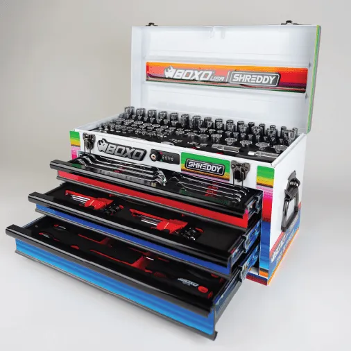 Combo Box 3-Drawers | BAJA ShreddyBox 159-Piece Metric and SAE Toolbox