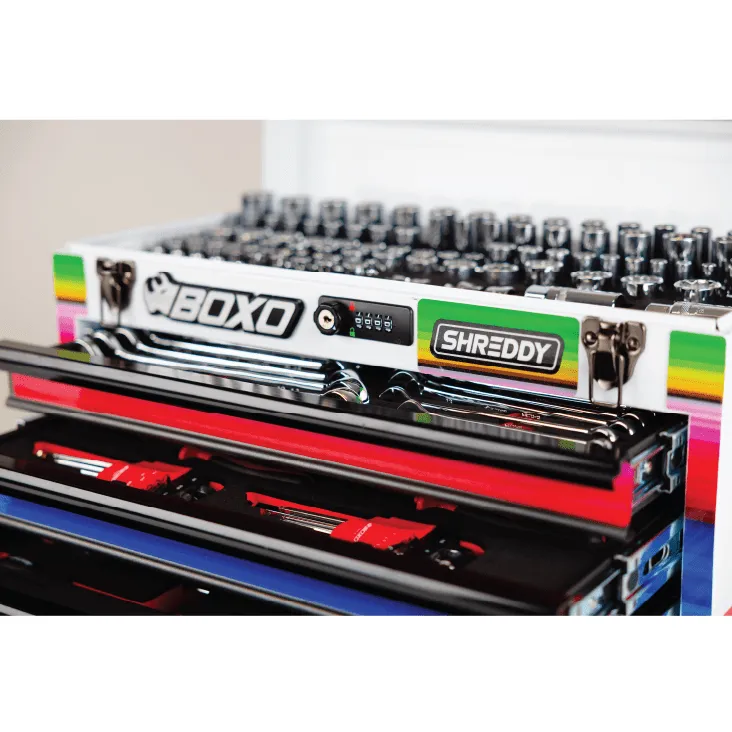 Combo Box 3-Drawers | BAJA ShreddyBox 159-Piece Metric and SAE Toolbox