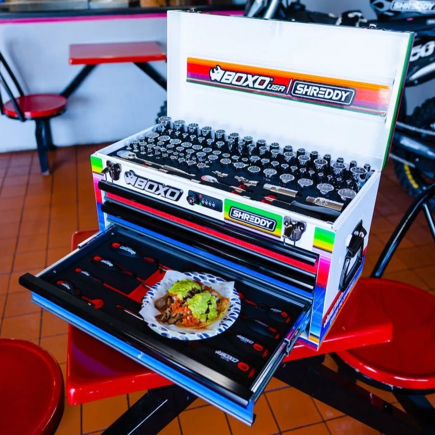 Combo Box 3-Drawers | BAJA ShreddyBox 159-Piece Metric and SAE Toolbox