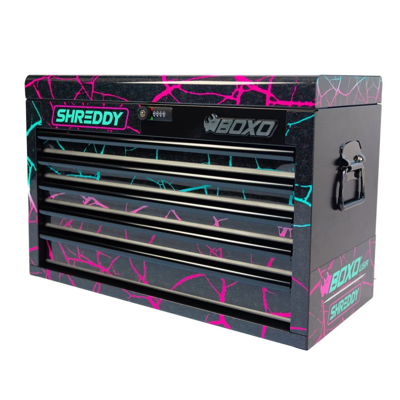 Combo Box 5-Drawers | CRACKED ShreddyBox 159-Piece Metric and SAE Toolbox