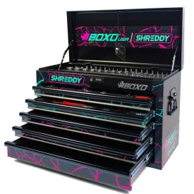 Combo Box 5-Drawers | CRACKED ShreddyBox 159-Piece Metric and SAE Toolbox
