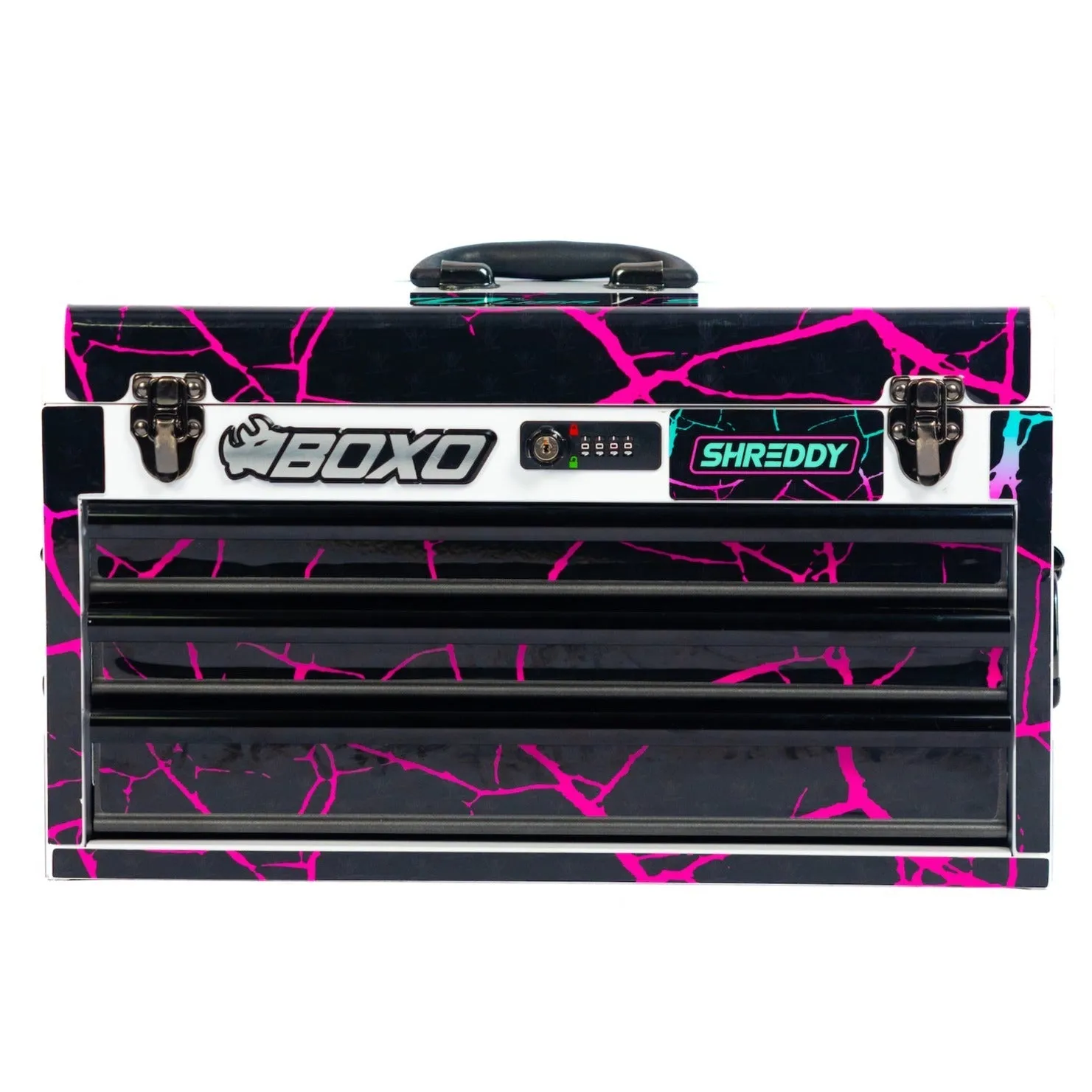 CRACKED ShreddyBox 3-Drawer Hand Carry BOX ONLY