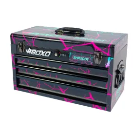 CRACKED ShreddyBox 3-Drawer Hand Carry BOX ONLY