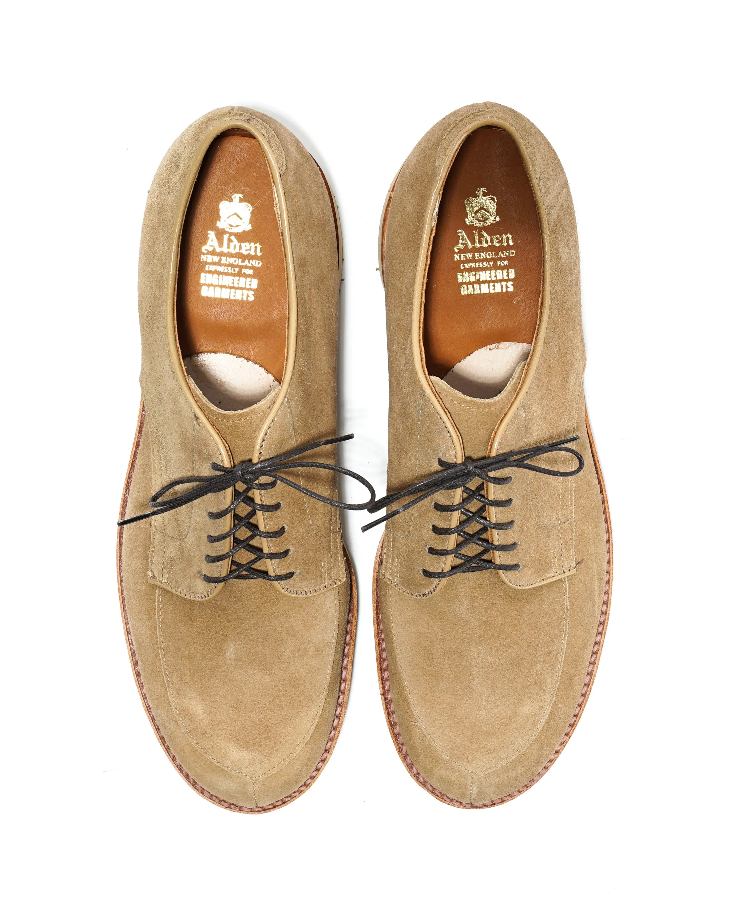 Engineered Garments x Alden Algonquin Blucher - Tan Suede