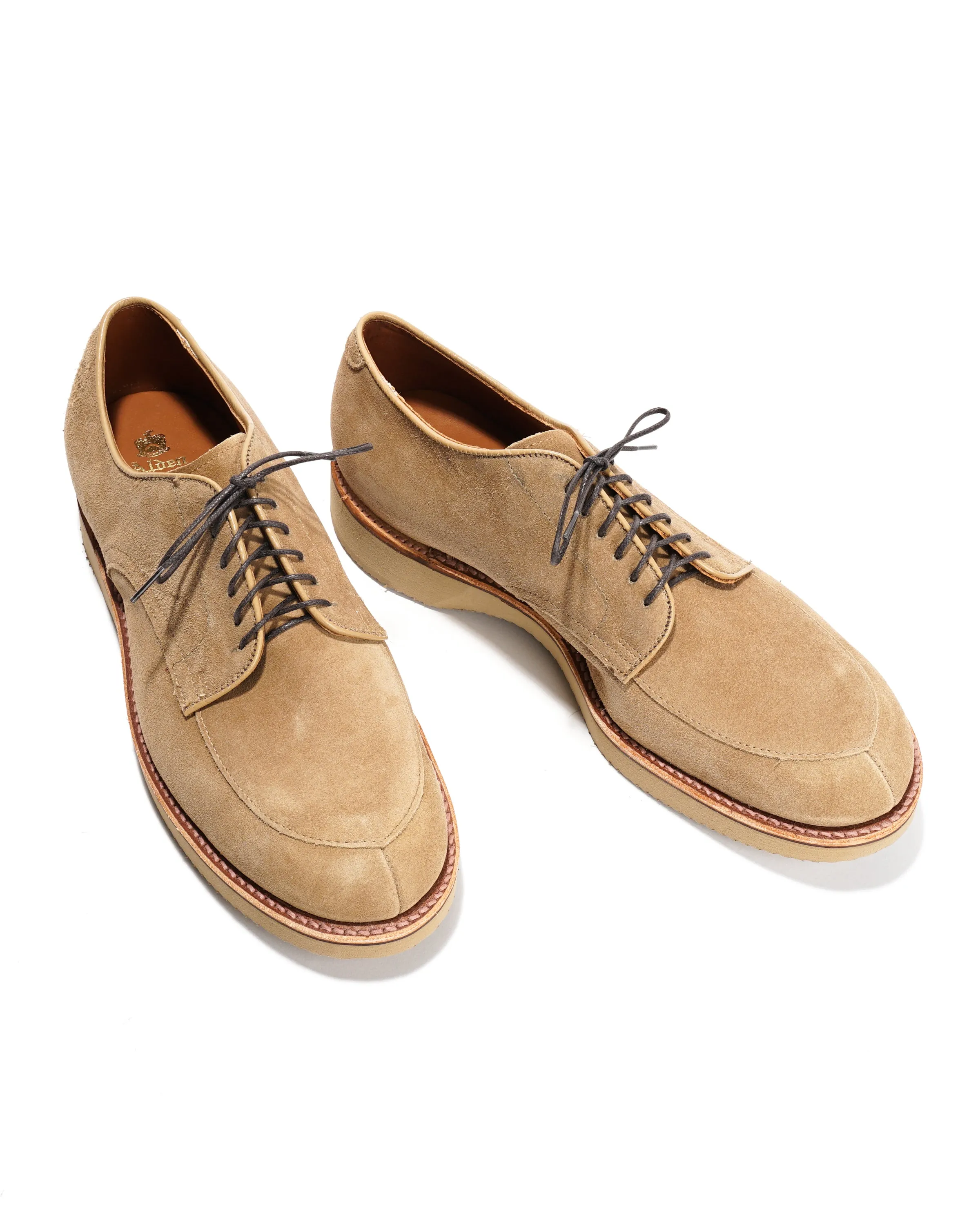 Engineered Garments x Alden Algonquin Blucher - Tan Suede
