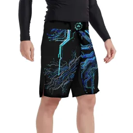 Glowing Circuit Fight Shorts