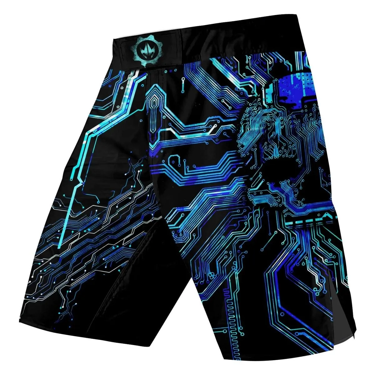 Glowing Circuit Fight Shorts