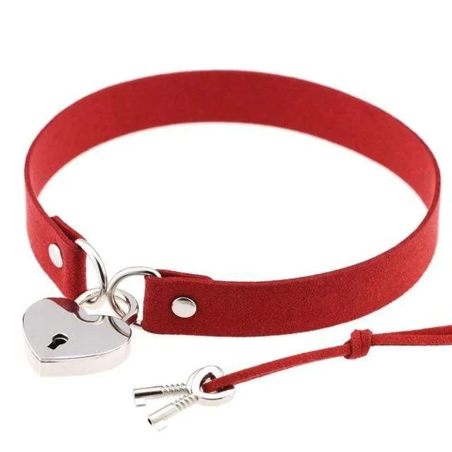 Heart Lock Choker