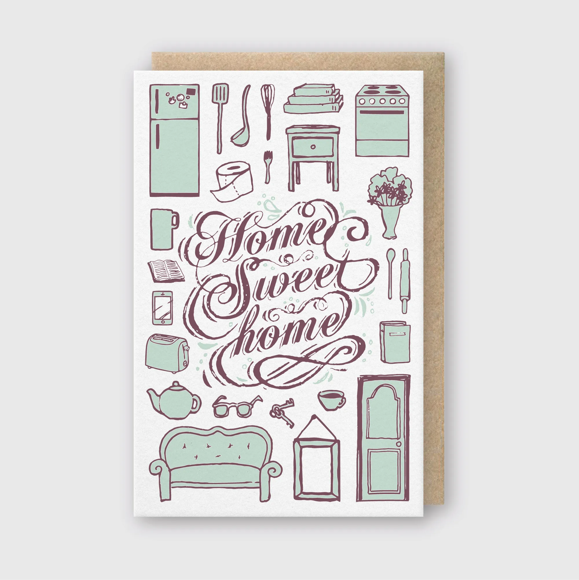 Home Sweet Home Greeting Card