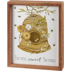 Home Sweet Home Inset Box Sign