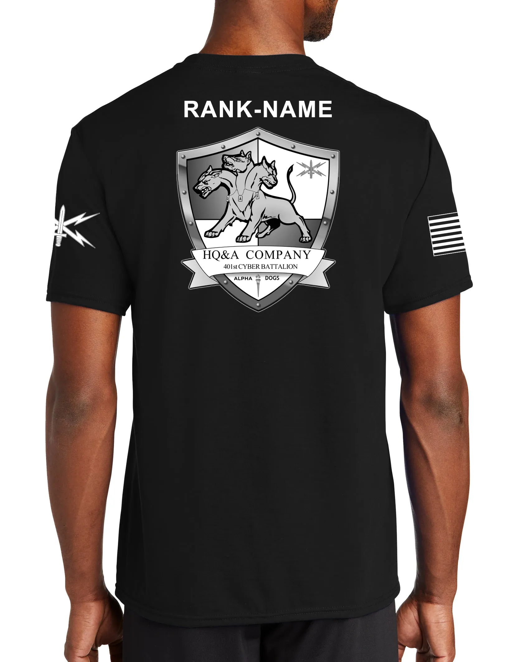 HQ&A Co CTB Performance Short Sleeve (Feels like Cotton) Unisex PT Shirt. This shirt IS approved for PT.
