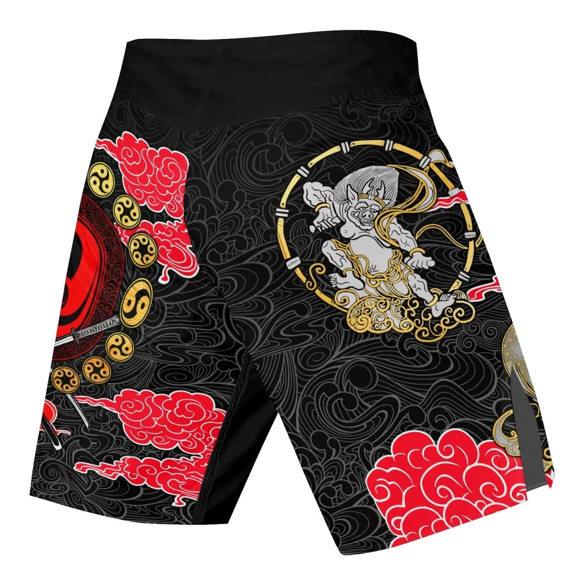 Japanese Raijin And Fujin Fight Shorts