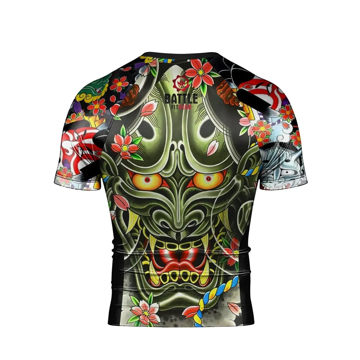 Japanese Viper Oni Men's Short Sleeve Rash Guard