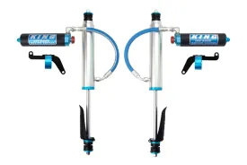 King Shocks 2.5 Performance w/ Fin Piggyback Reservoir Adjustable Shocks Pair 25001-189A