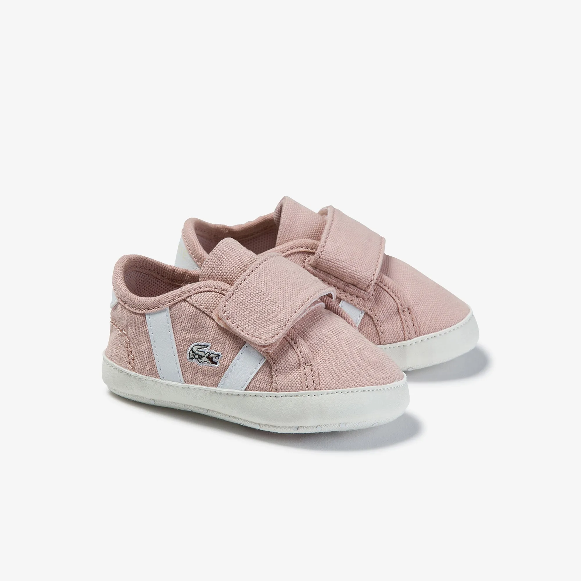 Lacoste Sideline Crib 120 1 Cub Sneakers - Hydrangea/White-Cork-Chestnut Green