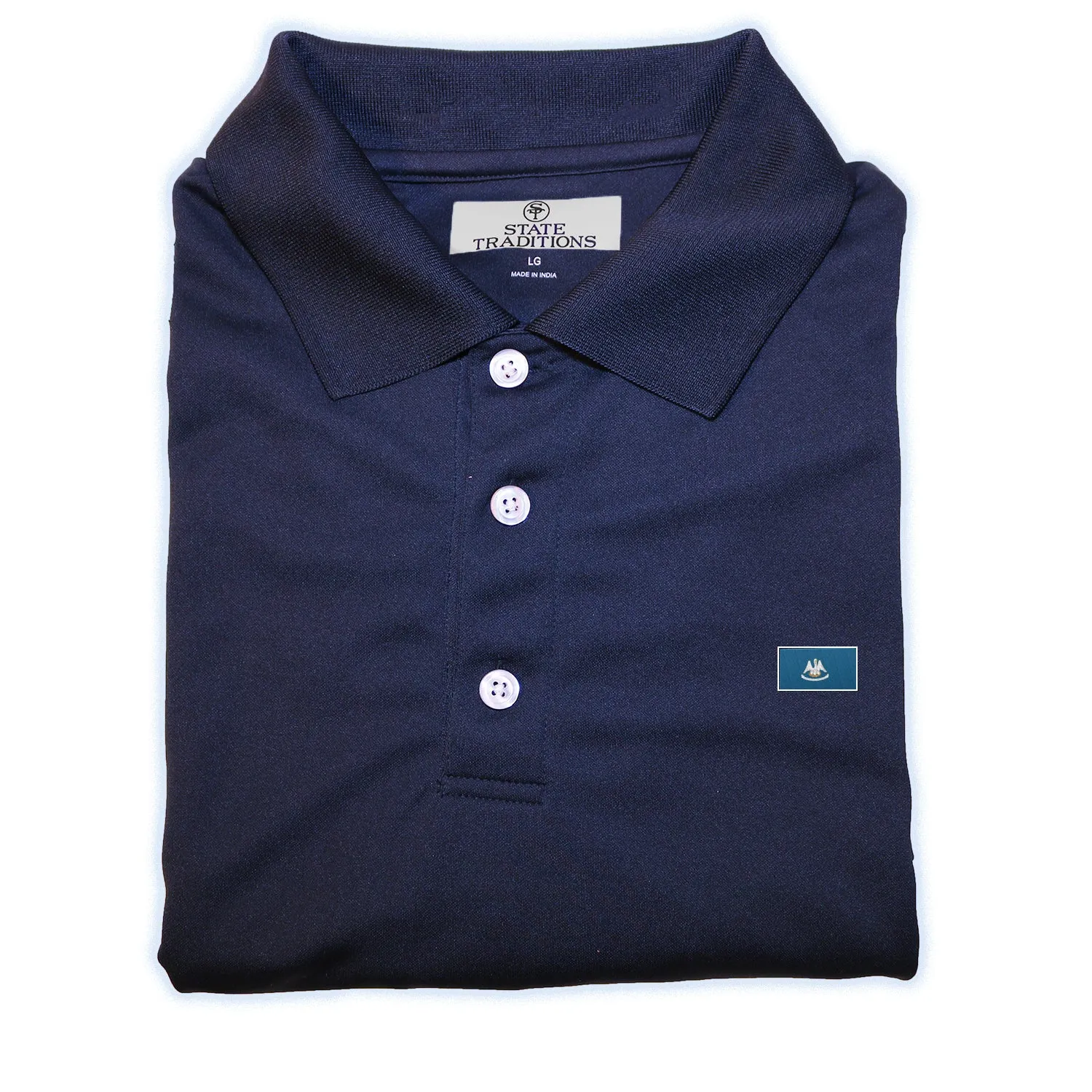 Louisiana Flag Performance Polo