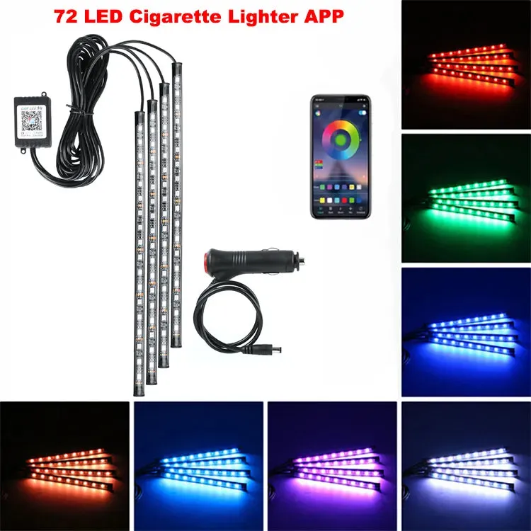 Neon LED Car Interior Light Kit Accessories