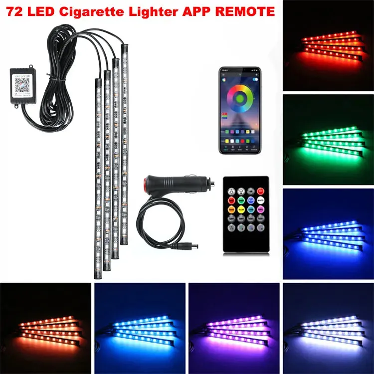 Neon LED Car Interior Light Kit Accessories