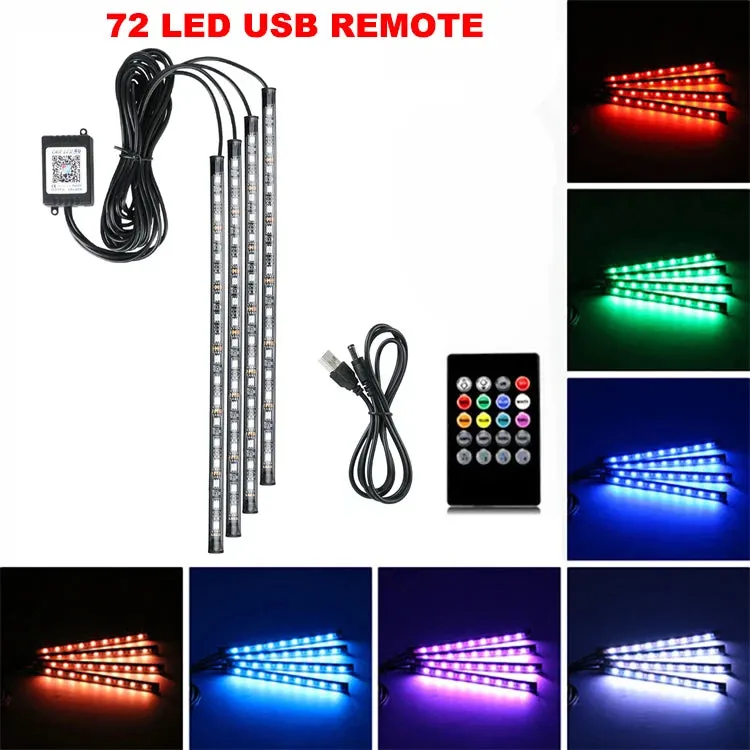 Neon LED Car Interior Light Kit Accessories