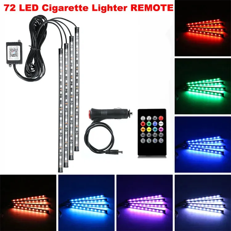 Neon LED Car Interior Light Kit Accessories