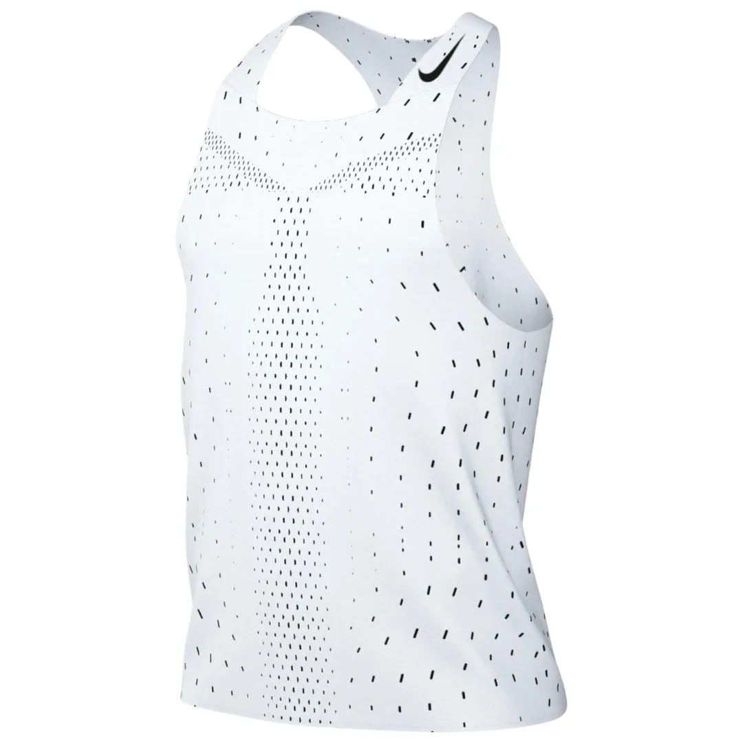 Nike Dri-Fit Breathable White Running Vest