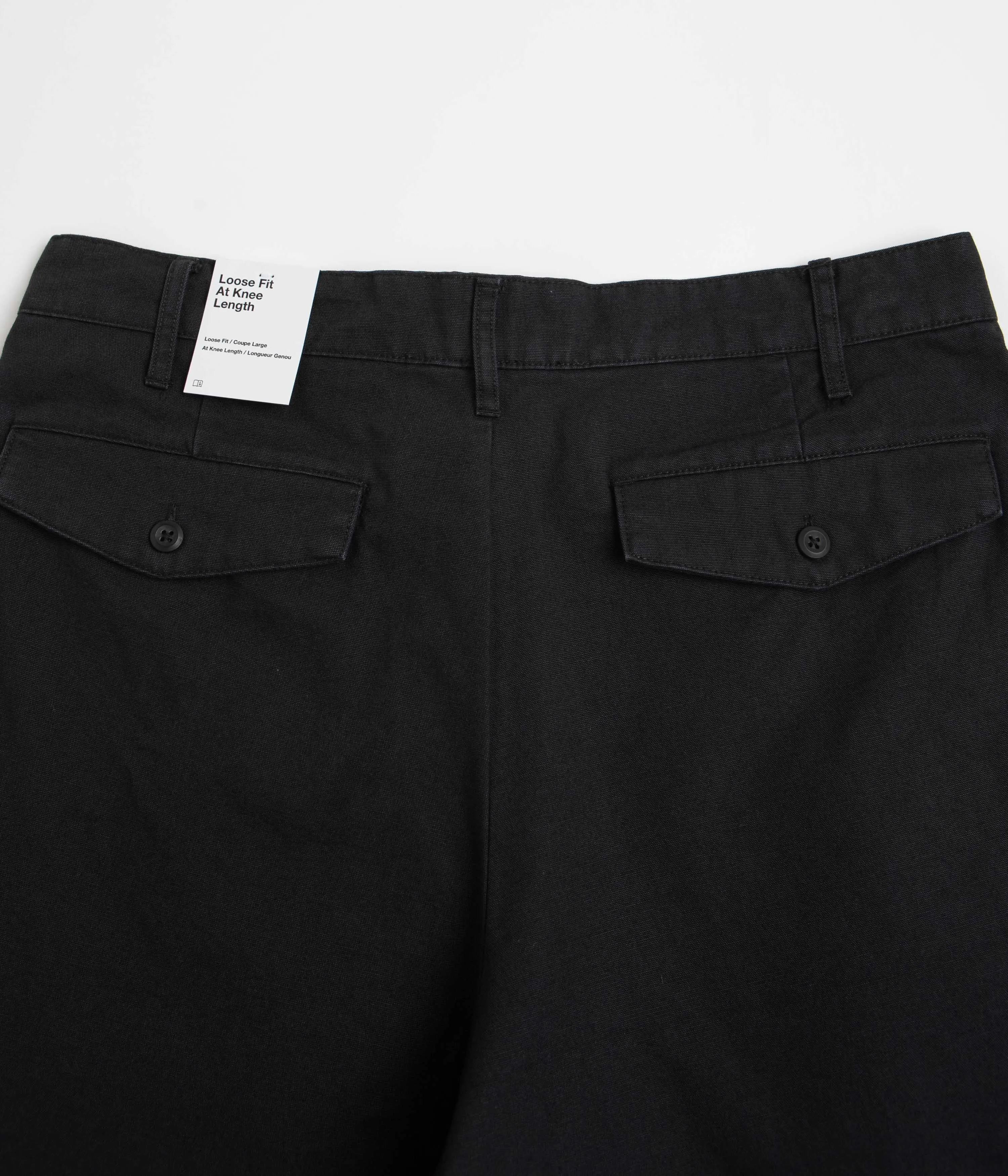 Nike Pleated Chino Shorts - Black / White