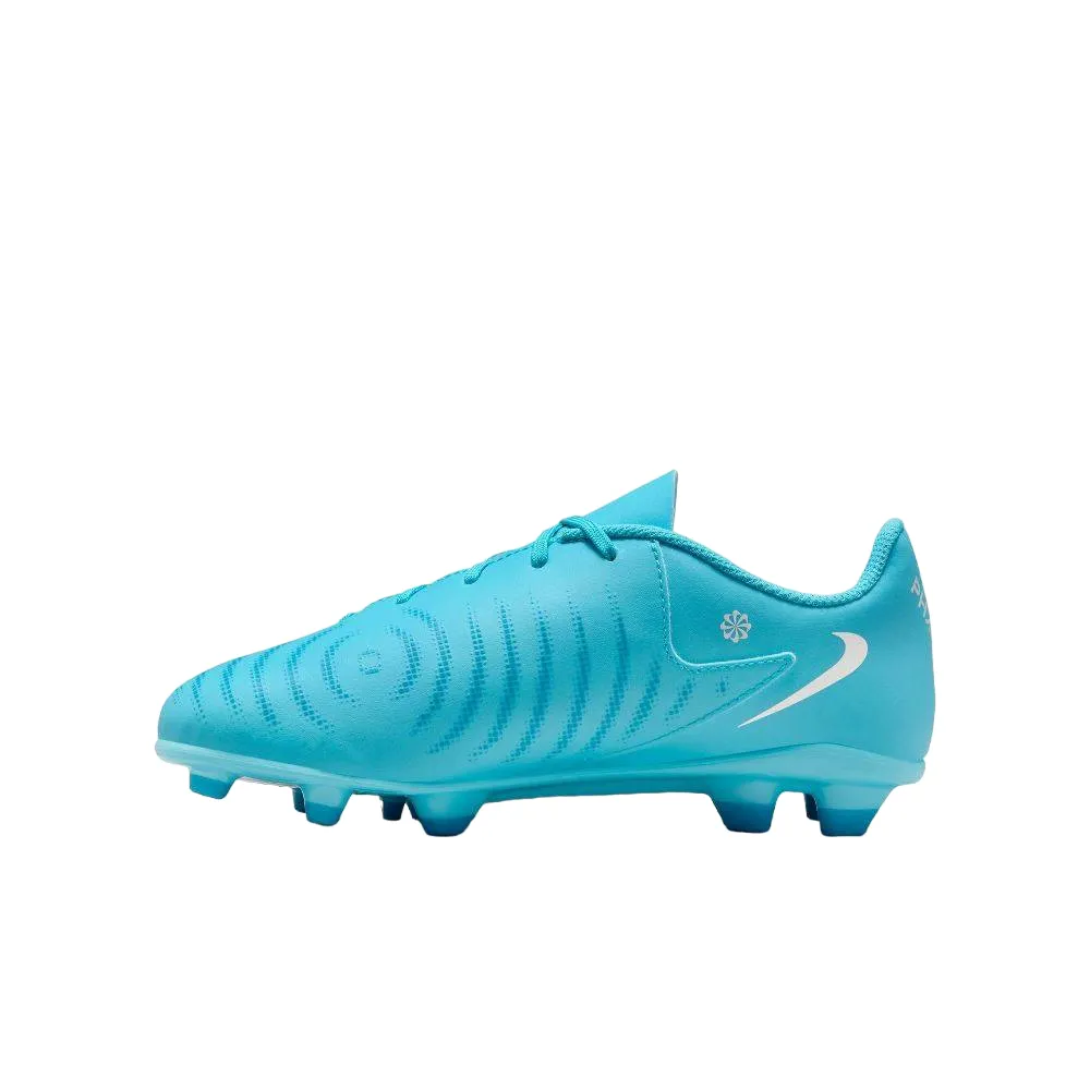 Nike scarpa da calcio junior Phantom GX II Club FG/M FJ2600-400 blue fury-bianco