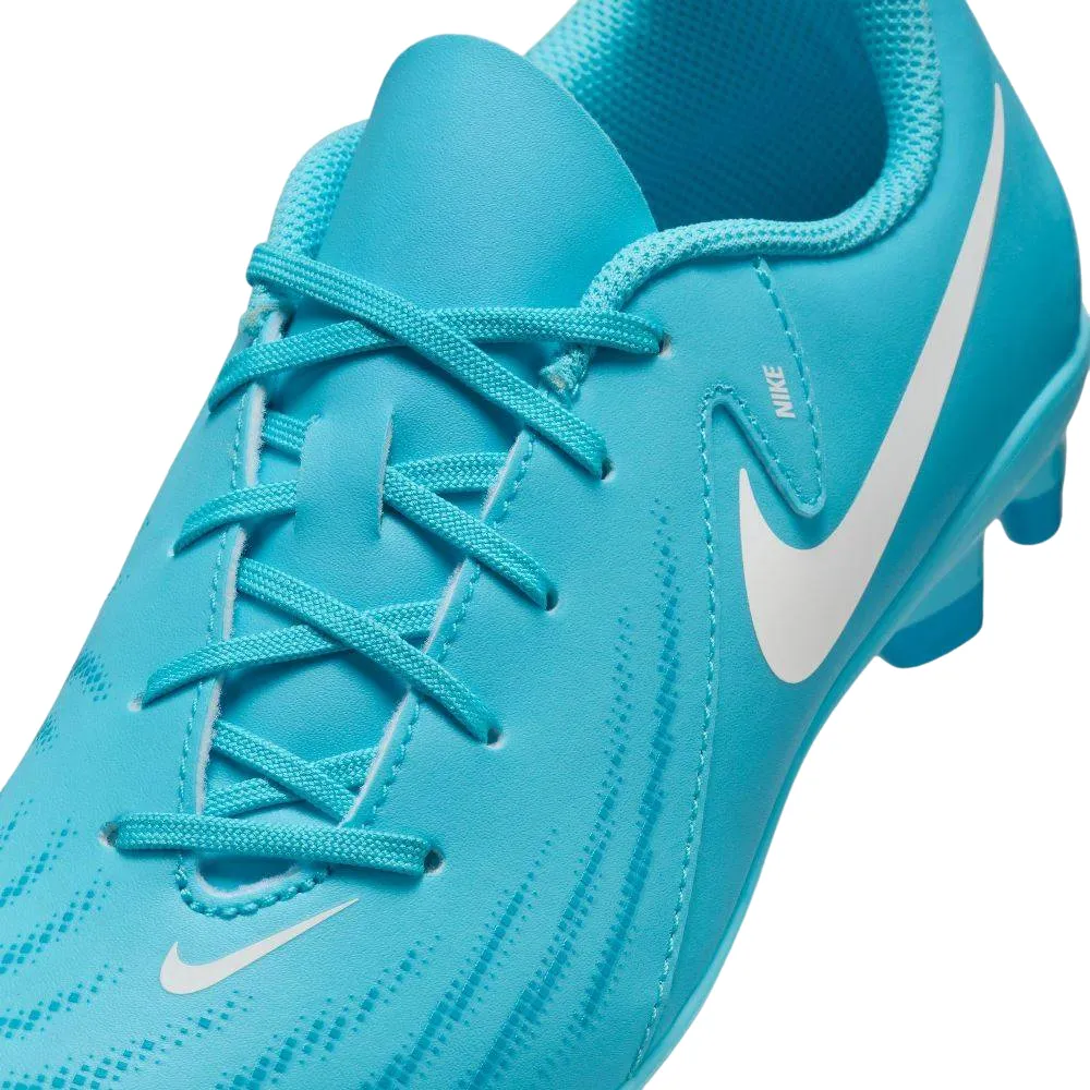 Nike scarpa da calcio junior Phantom GX II Club FG/M FJ2600-400 blue fury-bianco