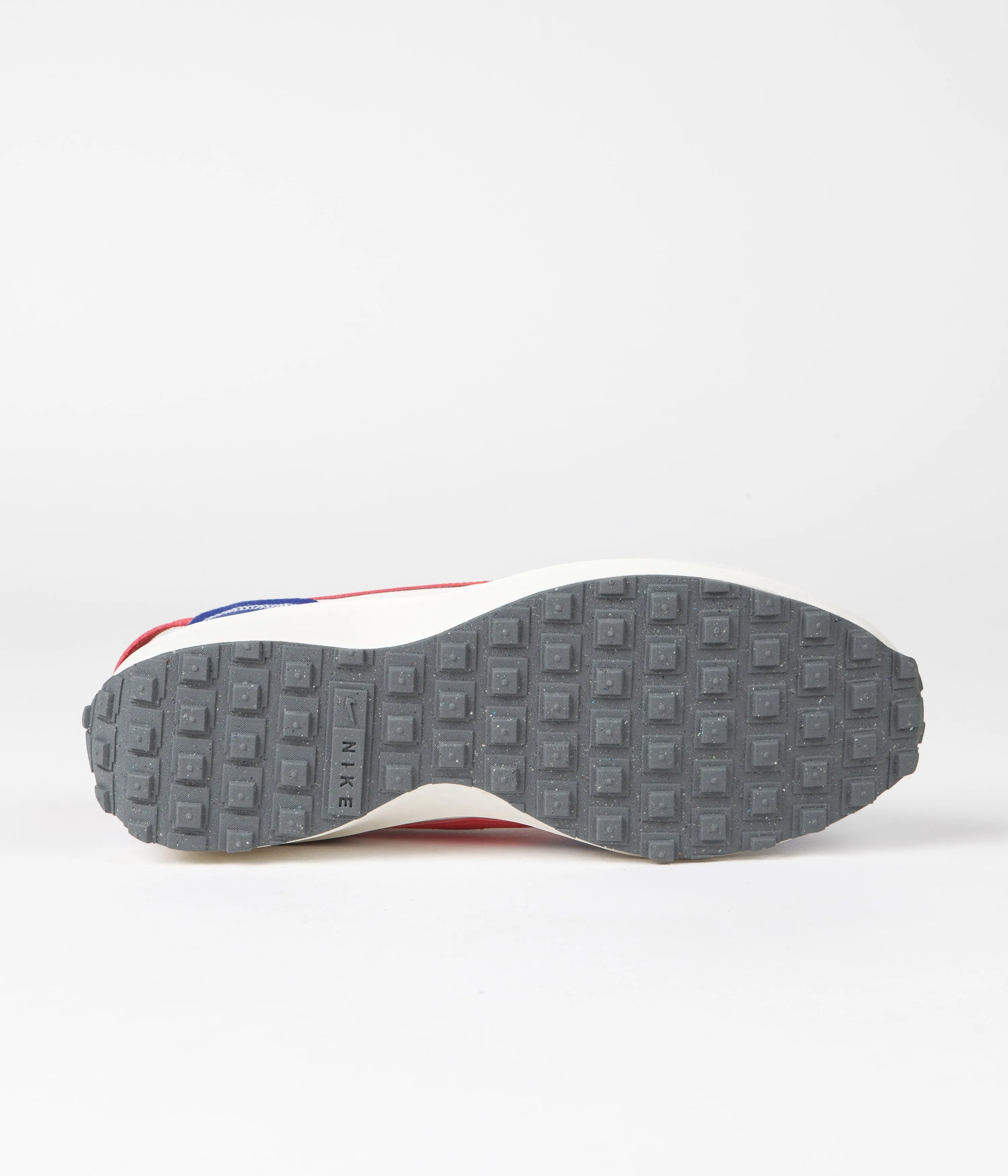 Nike Waffle Debut Swoosh Shoes - Phantom / Habanero Red - Old Royal