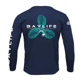Oyster Props | Performance Long Sleeve | Navy