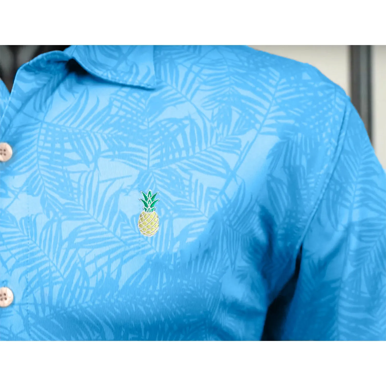 Pineapple Pau Hana Performance Hawaiian Shirt